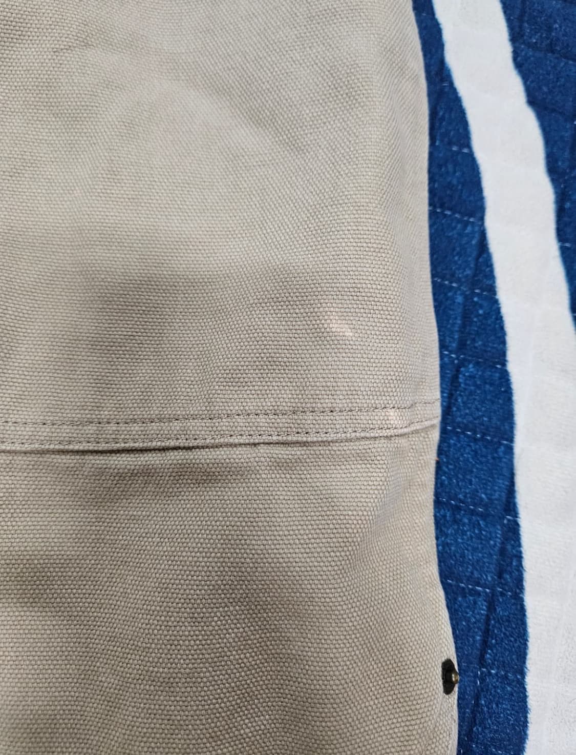 아오이로 커트 더블 니 팬츠 탄 상품이미지6