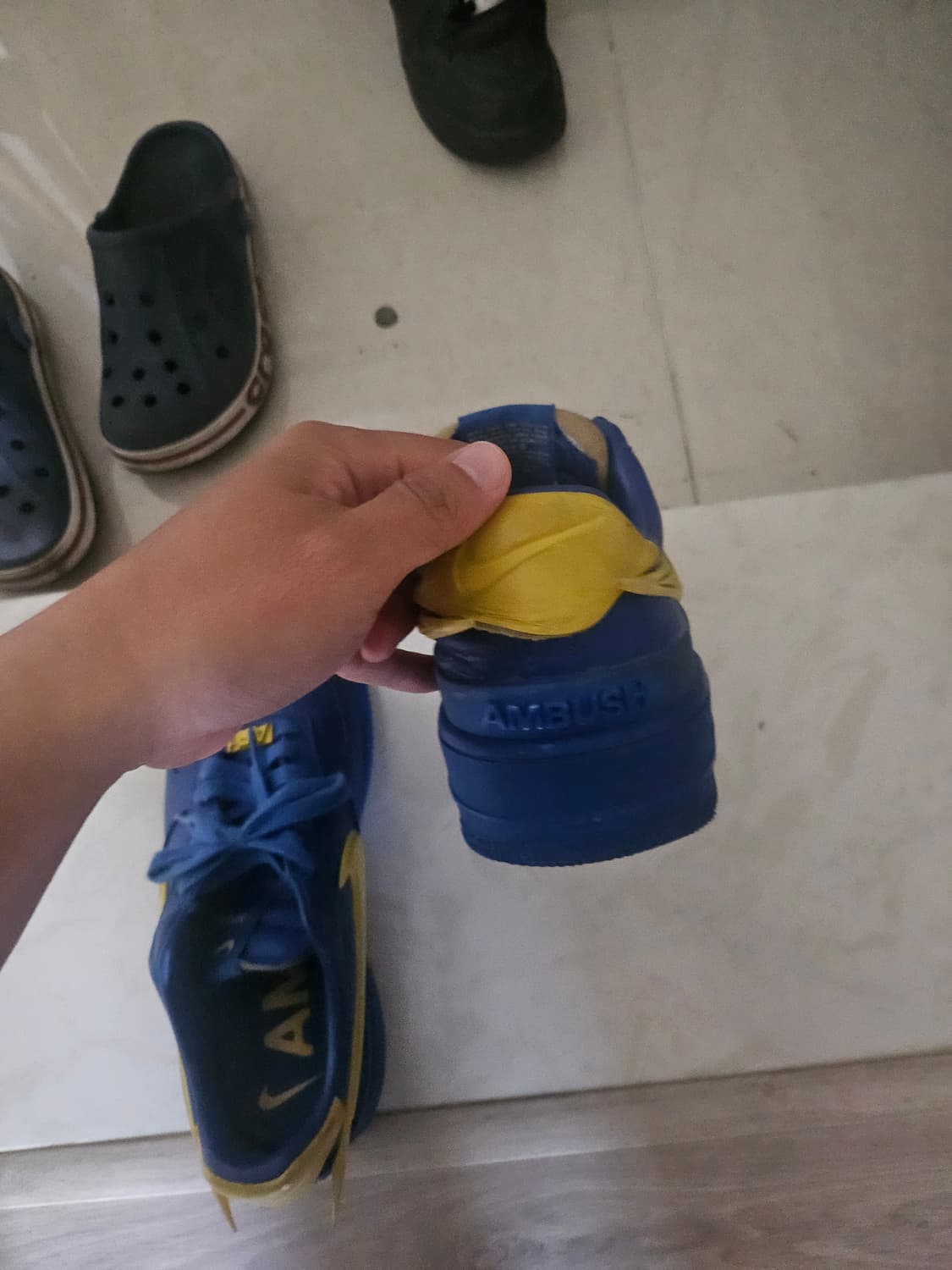 나이키 x 앰부쉬 에어포스 1 sp 게임로얄 사이즈 260 상품이미지7