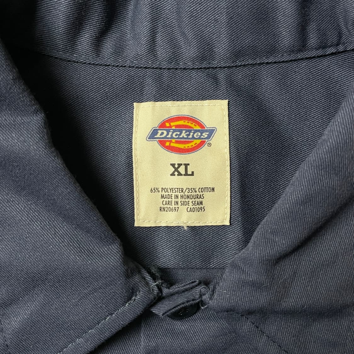 DICKIES 디키즈 빈티지 네이비 플랩포켓 워크 셔츠 A00898 상품이미지9