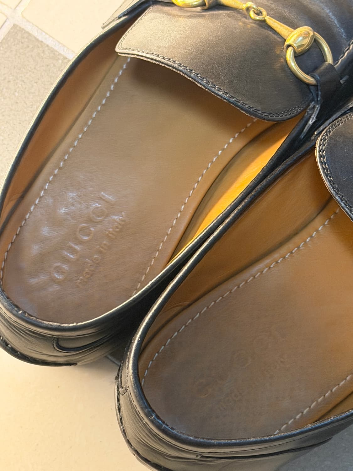 구찌 남성로퍼 블랙 8사이즈 상품이미지2