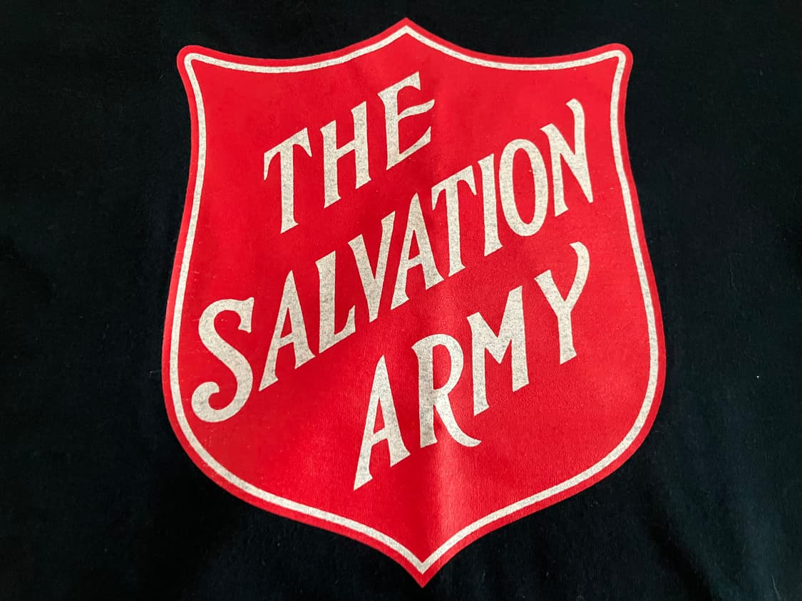 영국 런던의 구세군 티셔츠 여성 M 구제 빈티지 상품이미지3