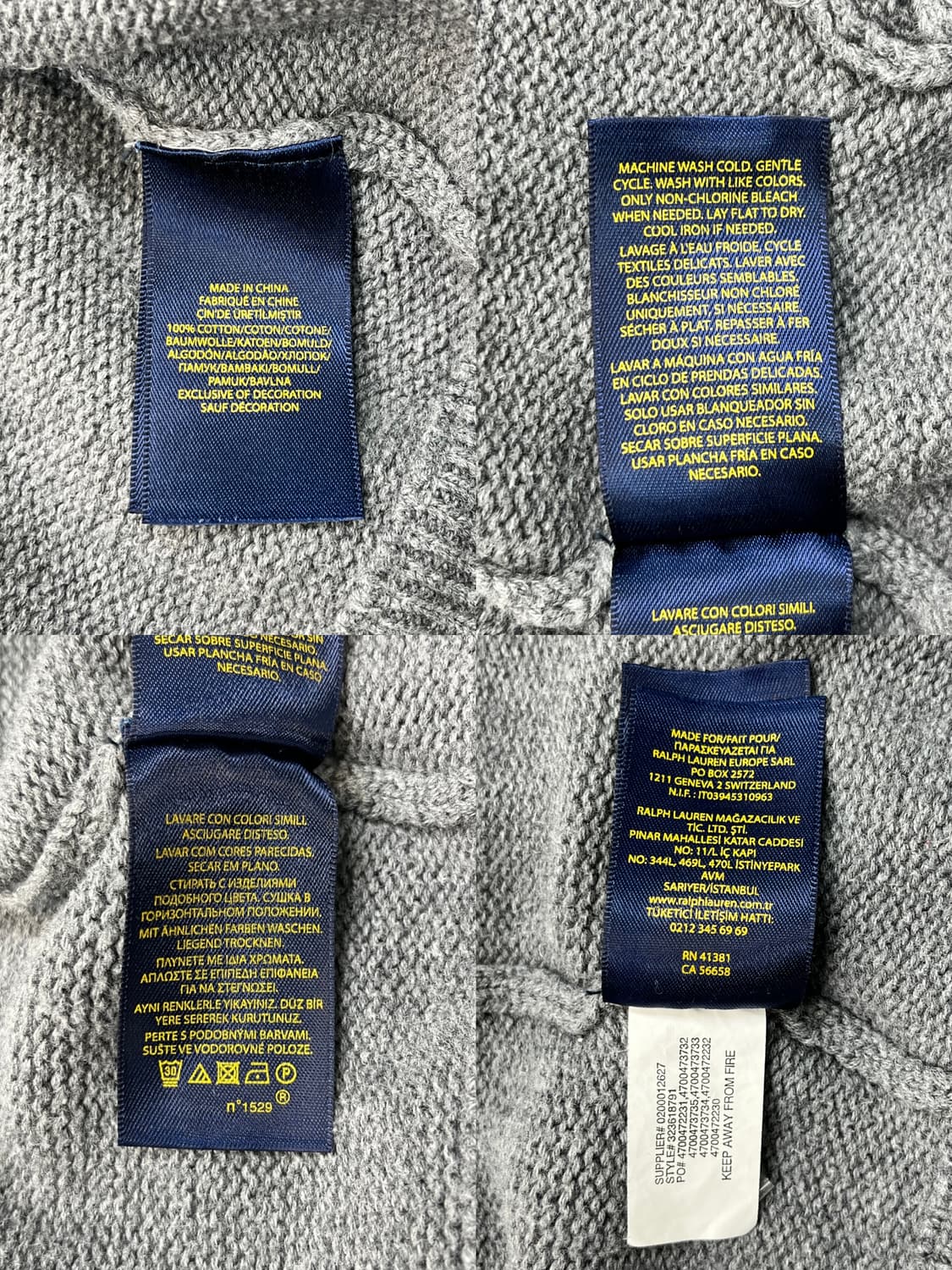 폴로 랄프 로렌 빅 포니 집 니트 상품이미지6