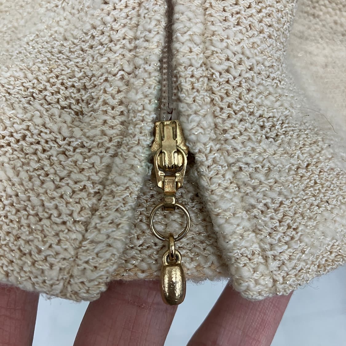 세인트 존 스포츠 베이지 산타나 니트 집업 자켓  상품이미지6