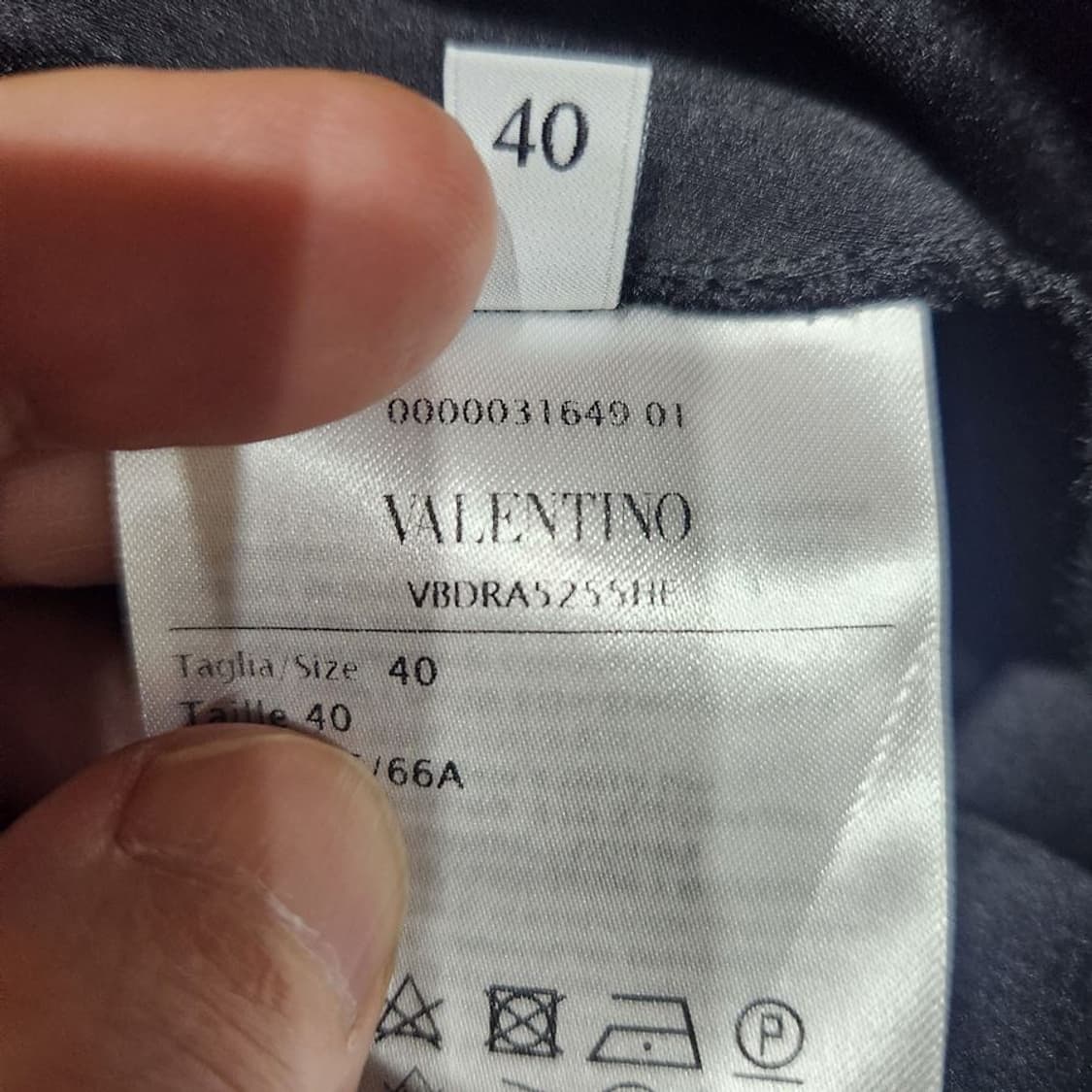 [여40]발렌티노 블랙 플리츠 스커트[Y63-223]/레이디블루 상품이미지8