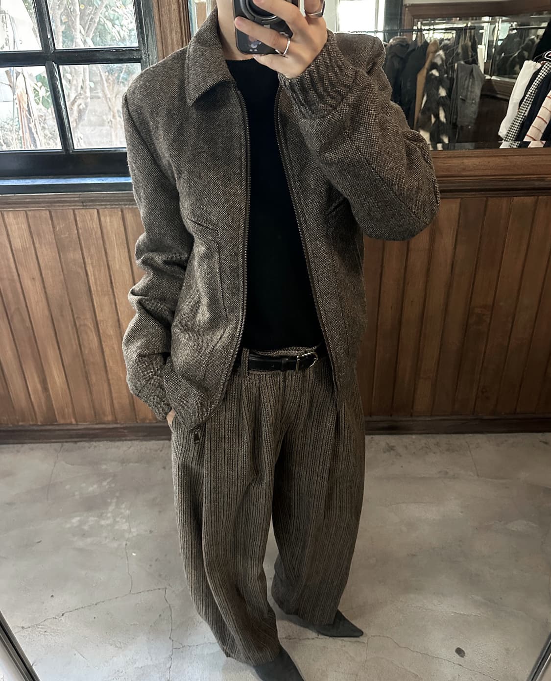 DOLCE&GABBANA herringbone quilted jacket 상품이미지2