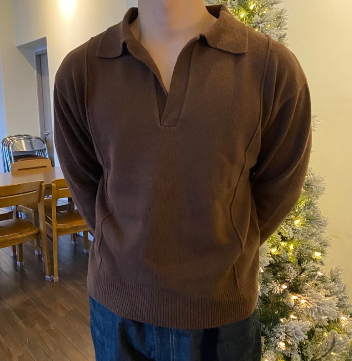 문선 램스울 니트 상품이미지3