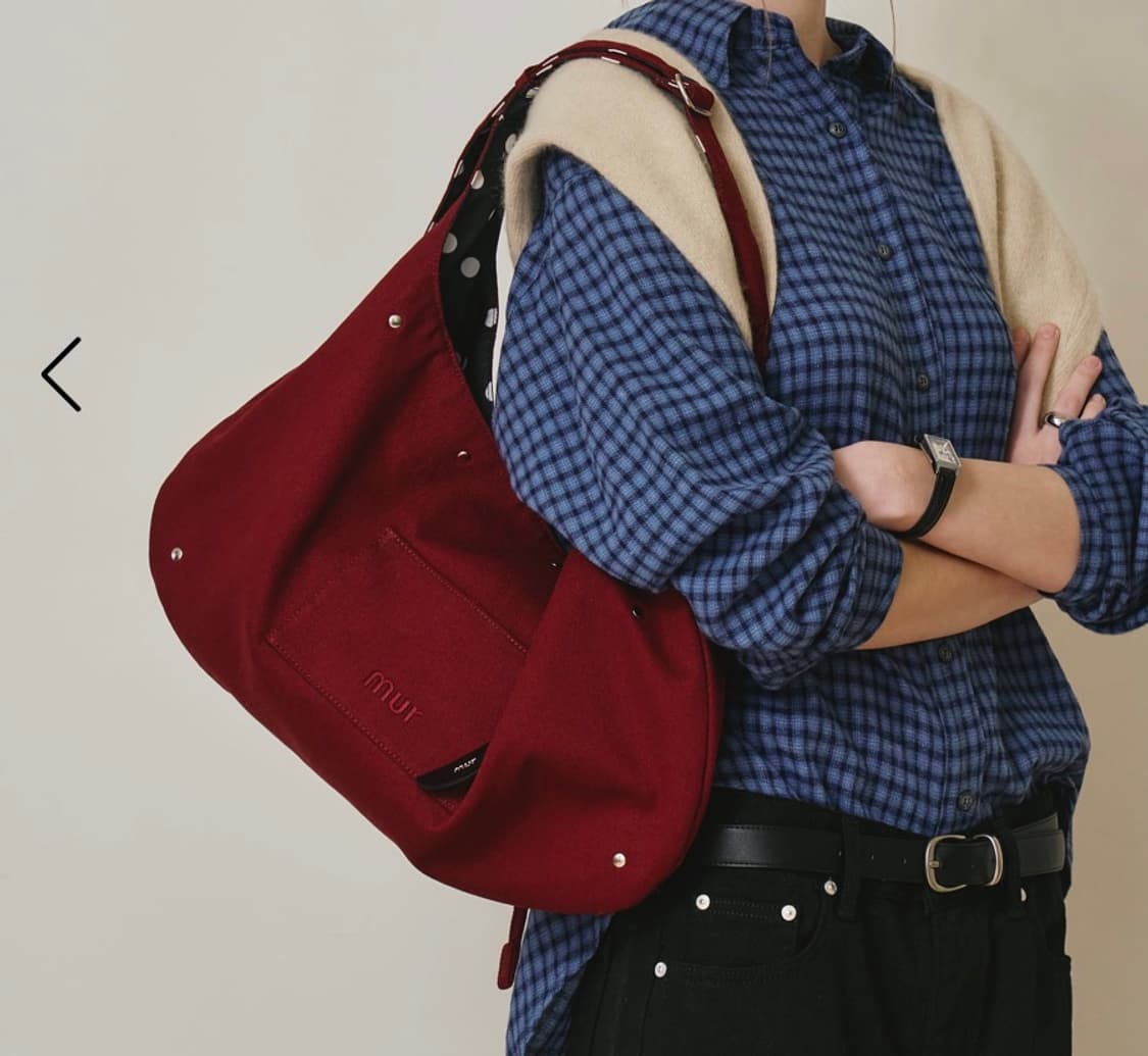 mur / Reversible Polar Hobo bag-리버시블 가방 상품이미지2