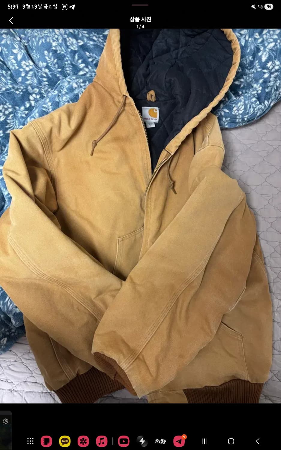 og칼하트 j140 L사이즈 상품이미지1