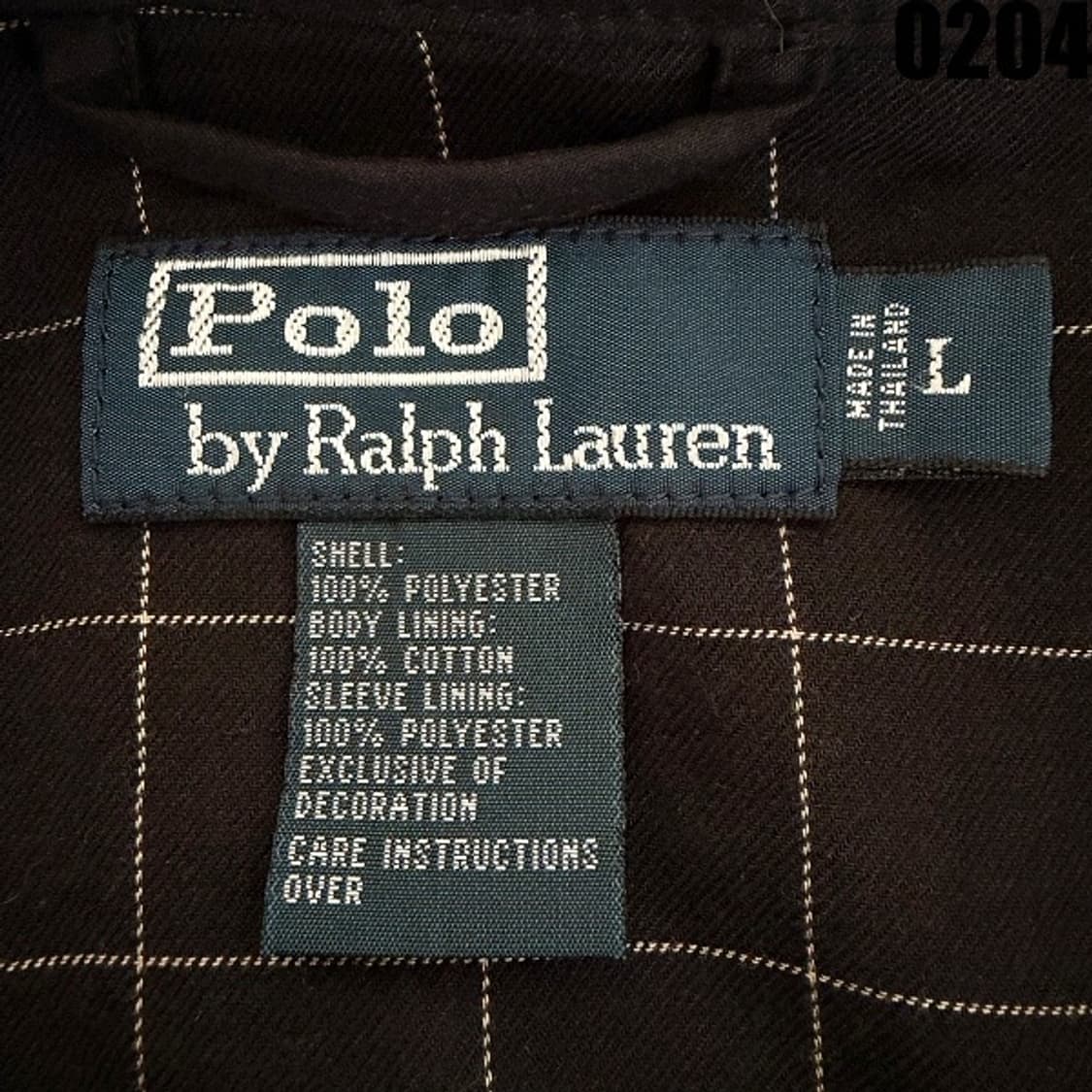 폴로 랄프로렌 클래식 아메리칸 쉘 바이 스윙자켓 스윙탑 L  상품이미지8