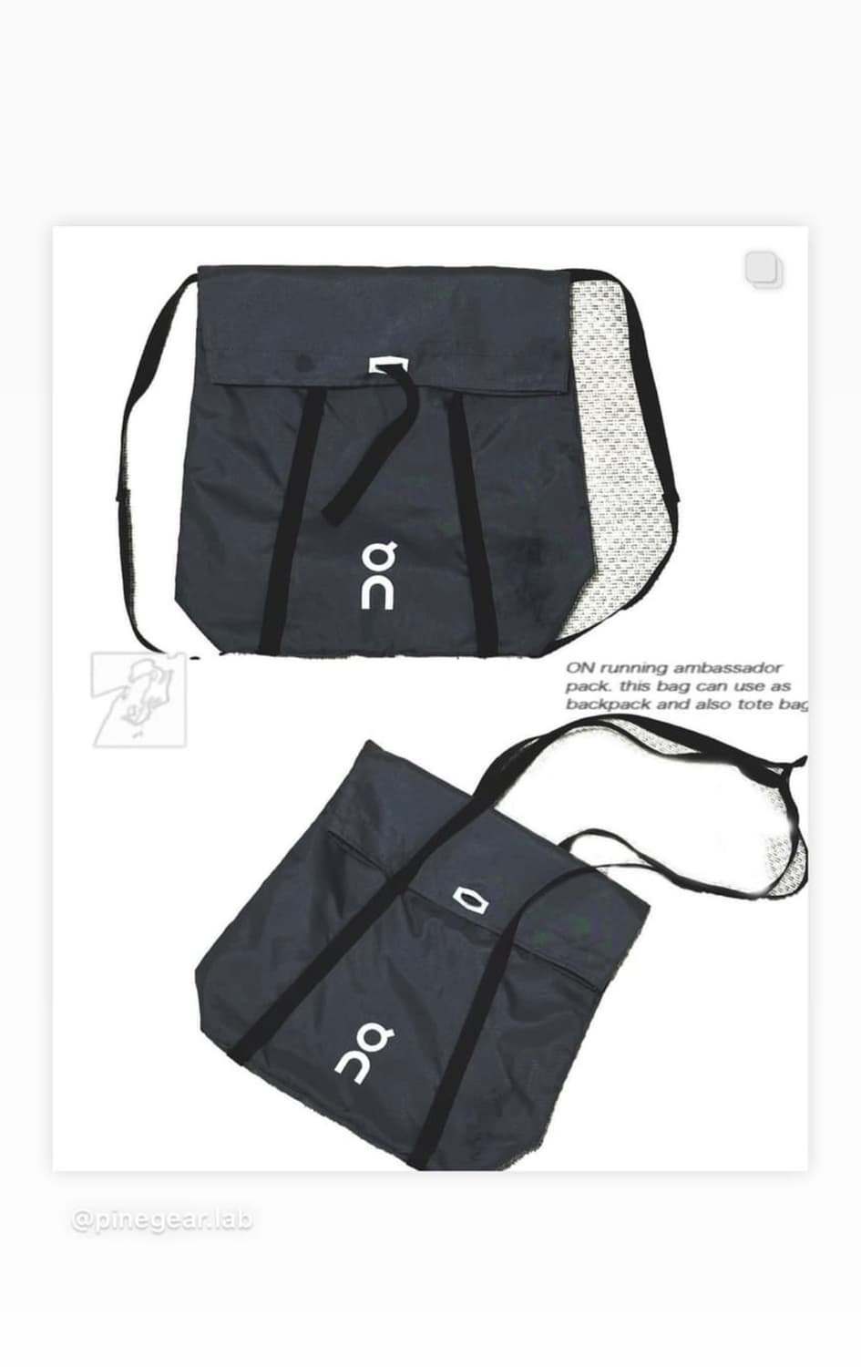 On(온)러닝 앰배서더 백팩 새제품 상품이미지4