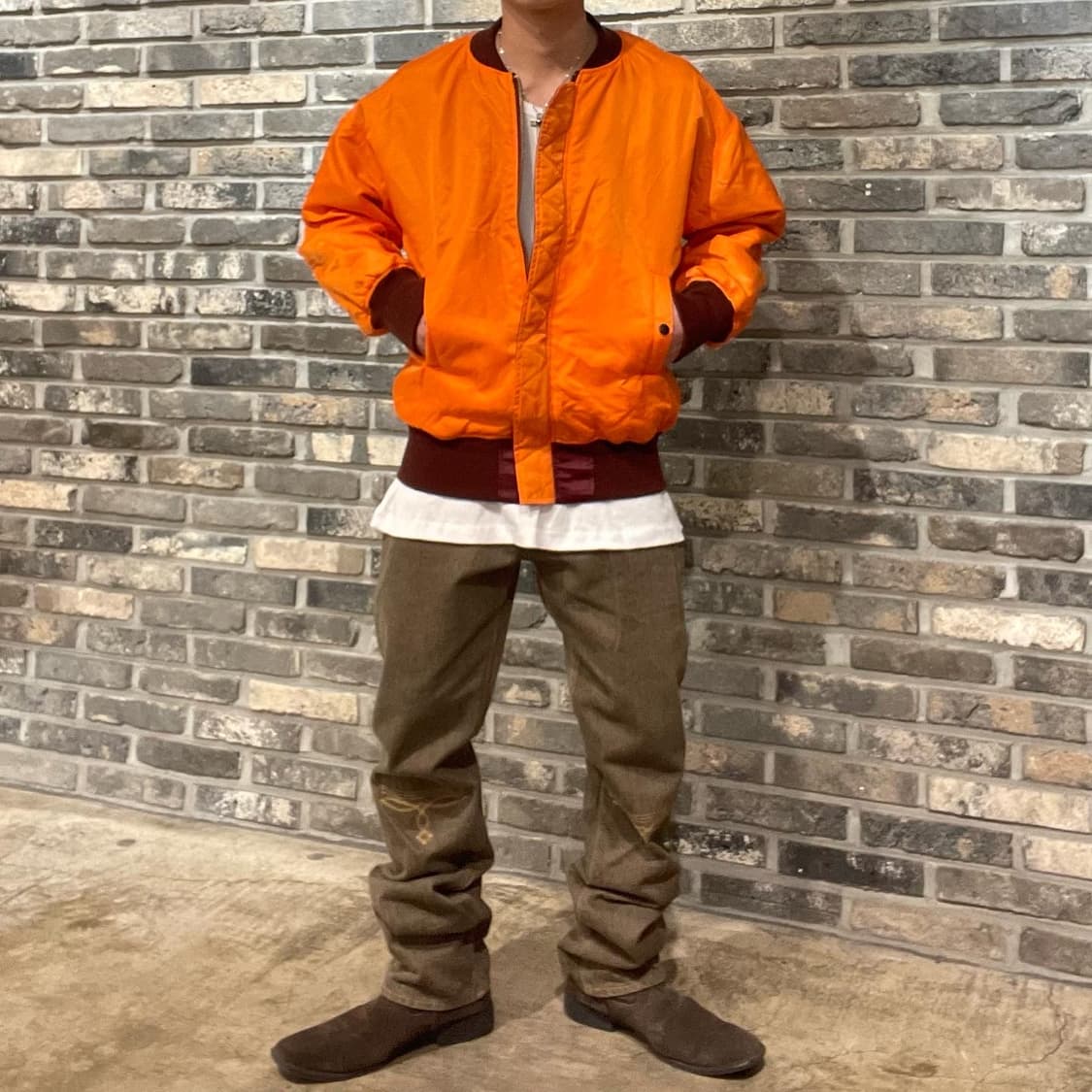 스투시 리버시블 폴리 ma-1 봄버 타입 재킷 상품이미지5