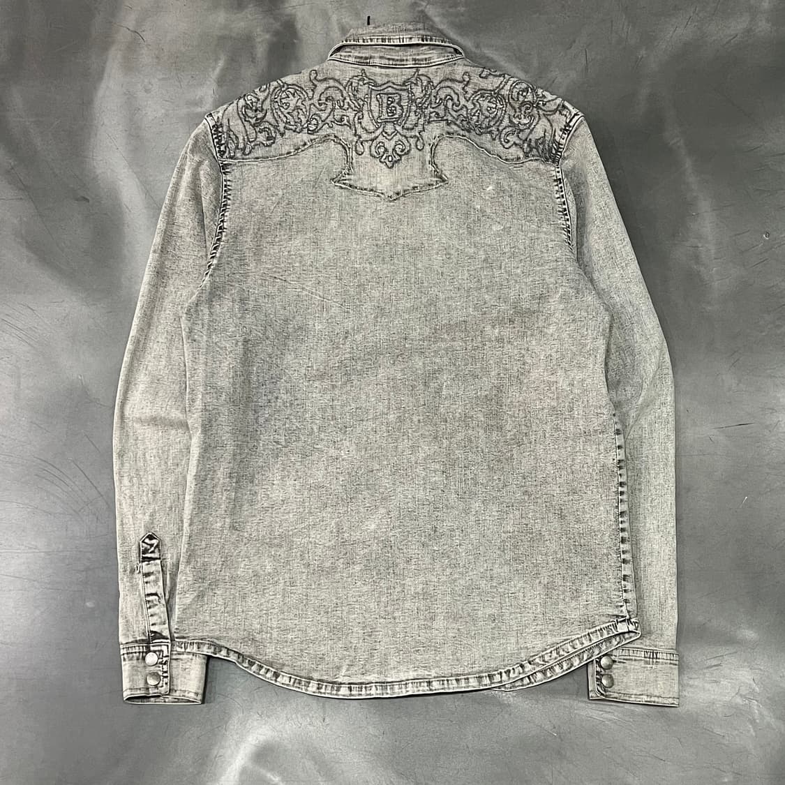  버팔로 워싱 데님 셔츠 y14997 상품이미지2