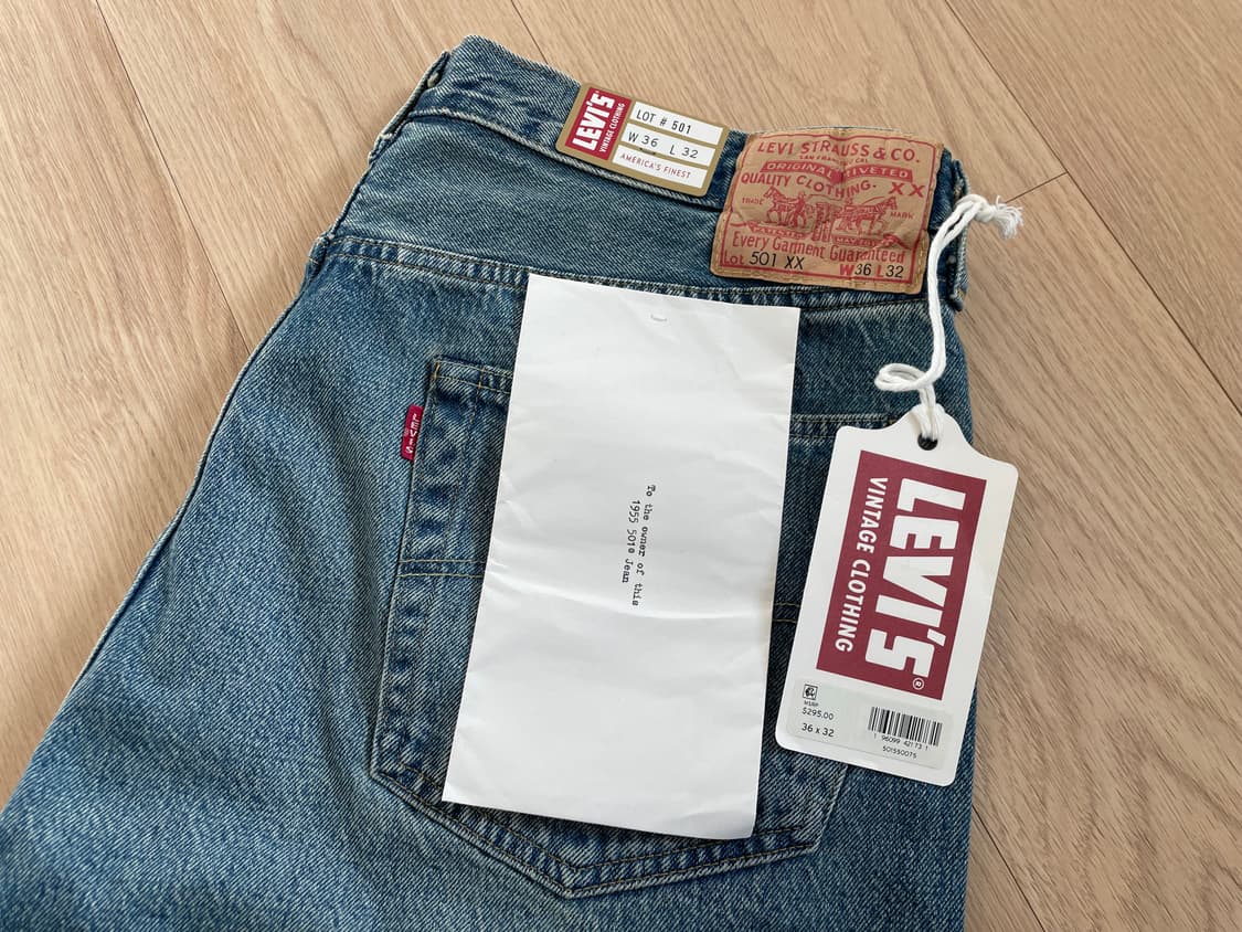 리바이스lvc 블랙잭 36*32 상품이미지3