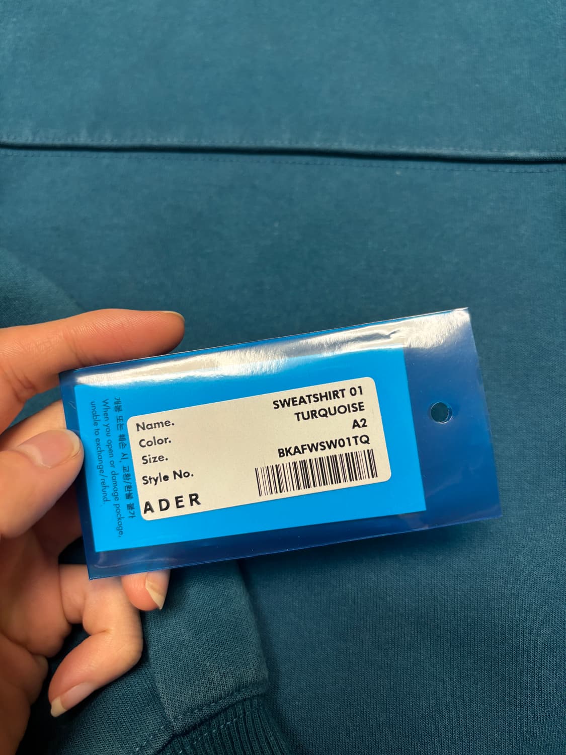 [A2] 아더에러 Turquoise 스웨터 상품이미지3