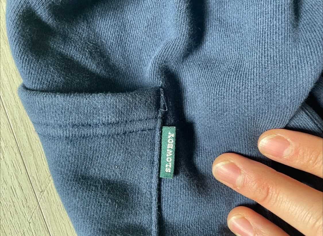 [L] 제로x슬로우보이 트레이닝 팬츠 블루 상품이미지3