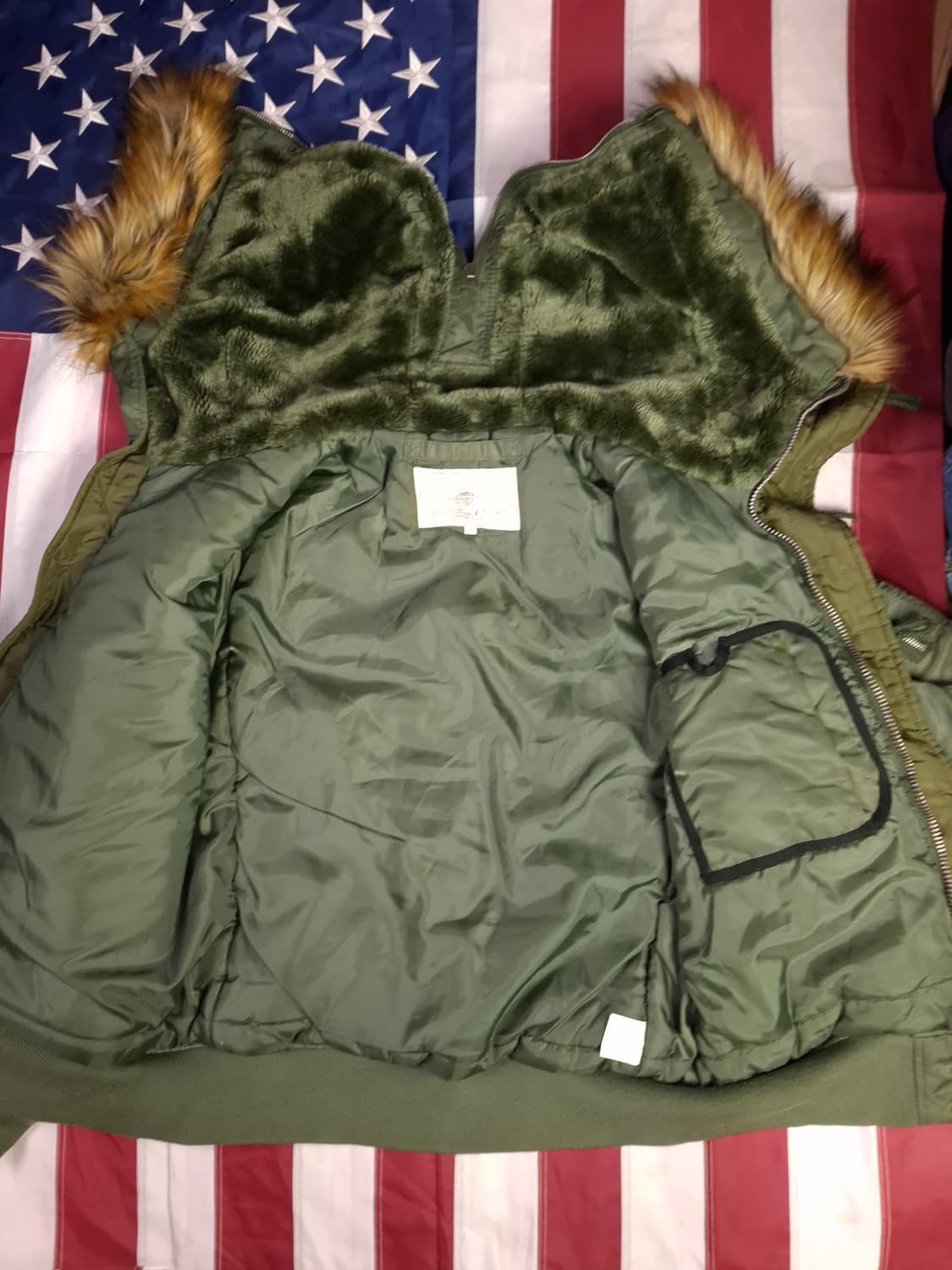 특A 오리지날 엑스톤즈 N-2B 록히드 미공군 파카 상품이미지10