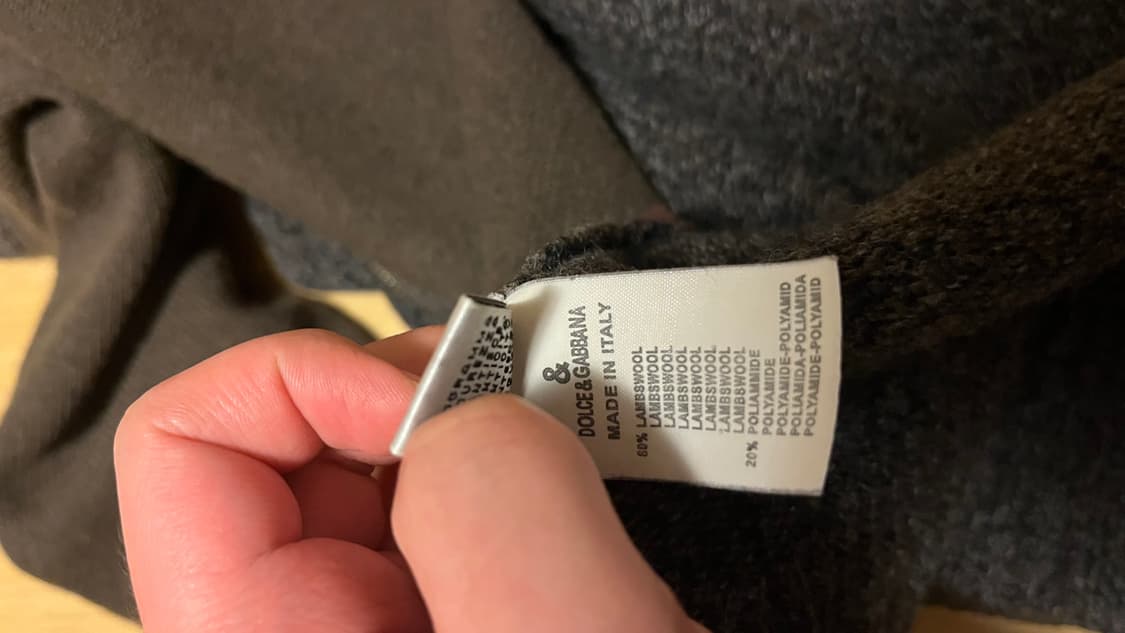 돌체 앤 가바나 램스울 니트 집업 상품이미지5