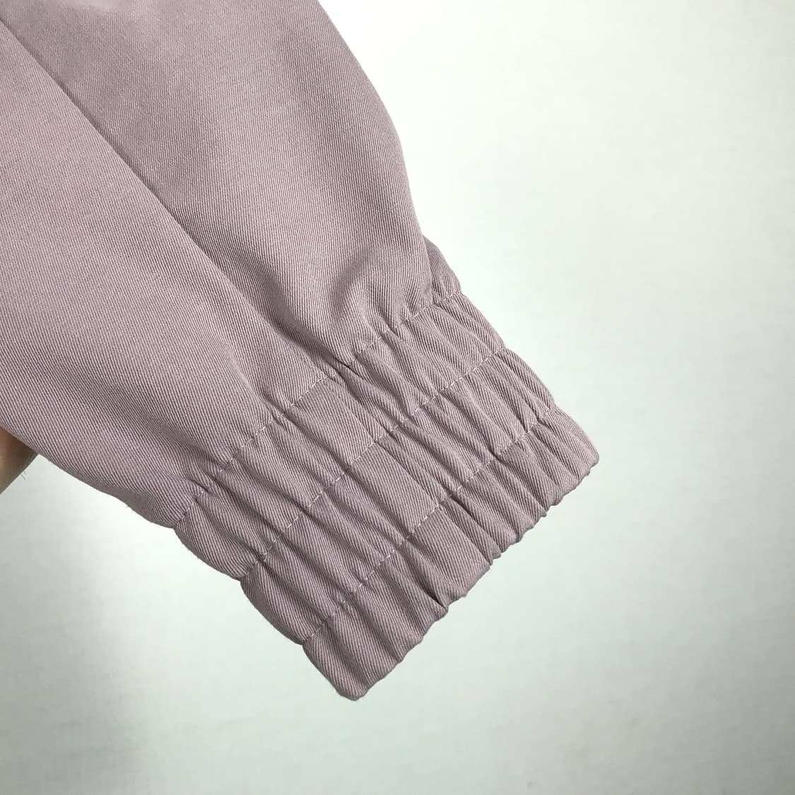 나이키 스우시 우븐 자켓 퍼플색 여성S 상품이미지4