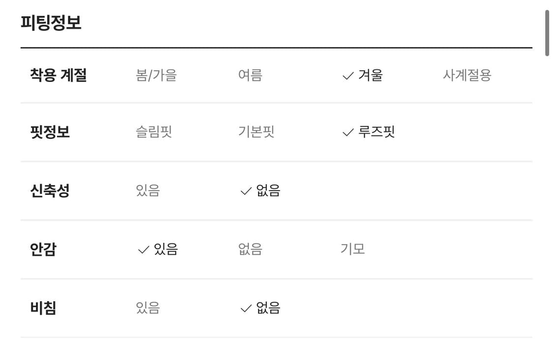 새상품) 베네통 라고 니트 단작 후드 구스 패딩 42 상품이미지5