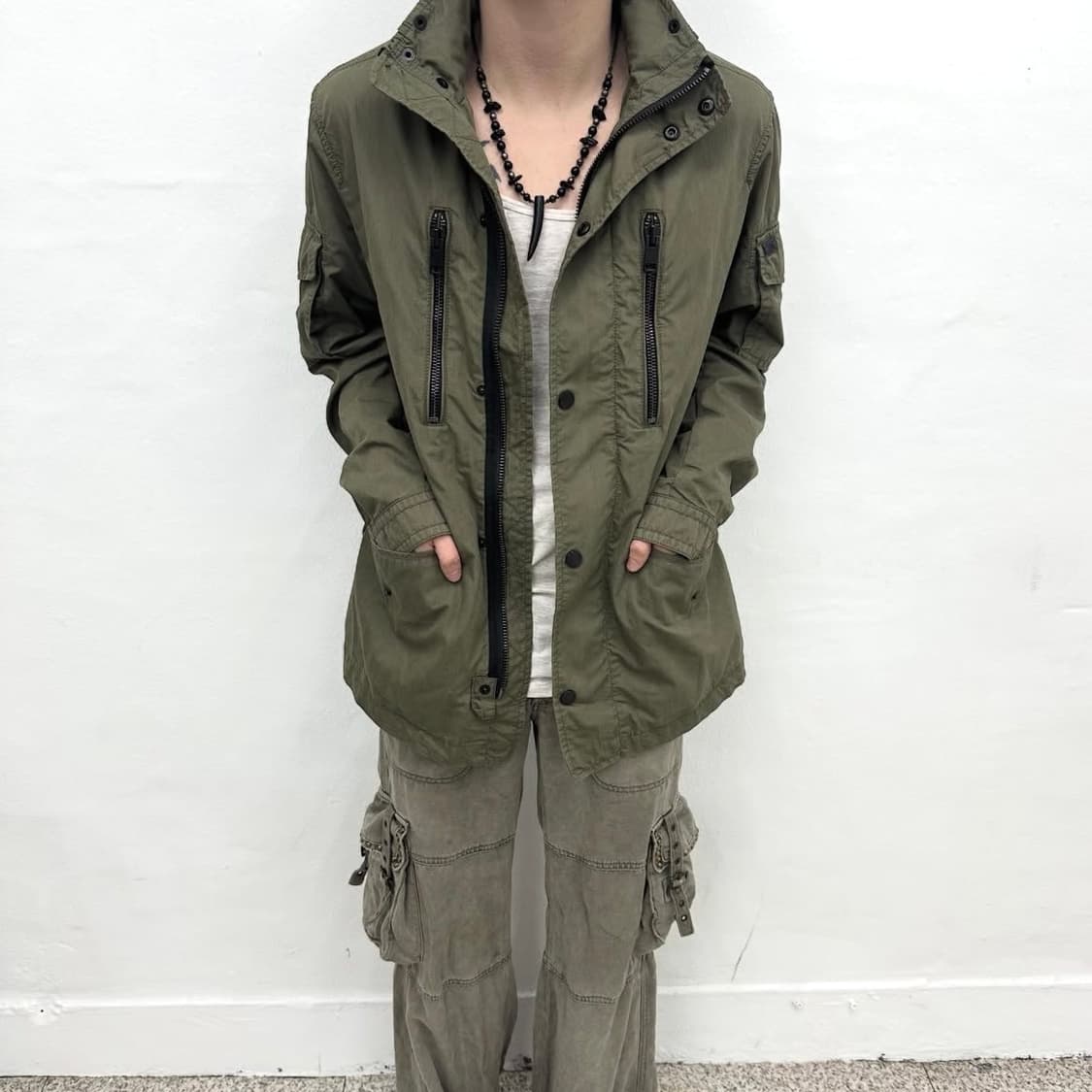 Diesel khaki field jacket 상품이미지2