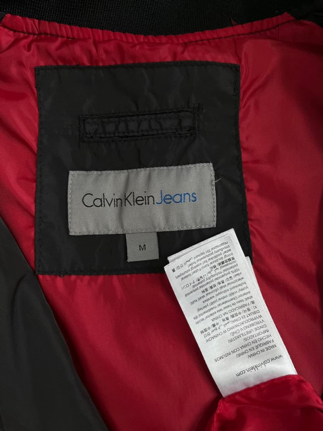 캘빈클라인 진스 나일론 봄버 자켓/#603 상품이미지4