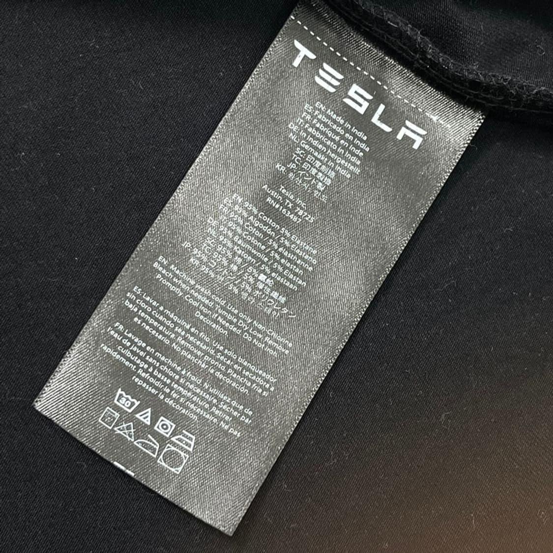  TESLA 사이버트럭 티셔츠 블랙 L 상품이미지6