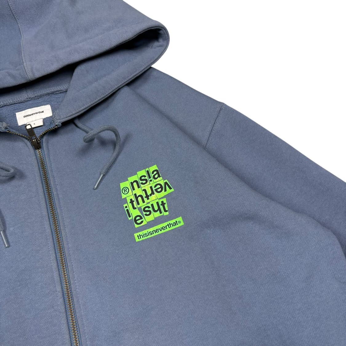 디스이즈네버댓 네이비 후드집업 상품이미지4
