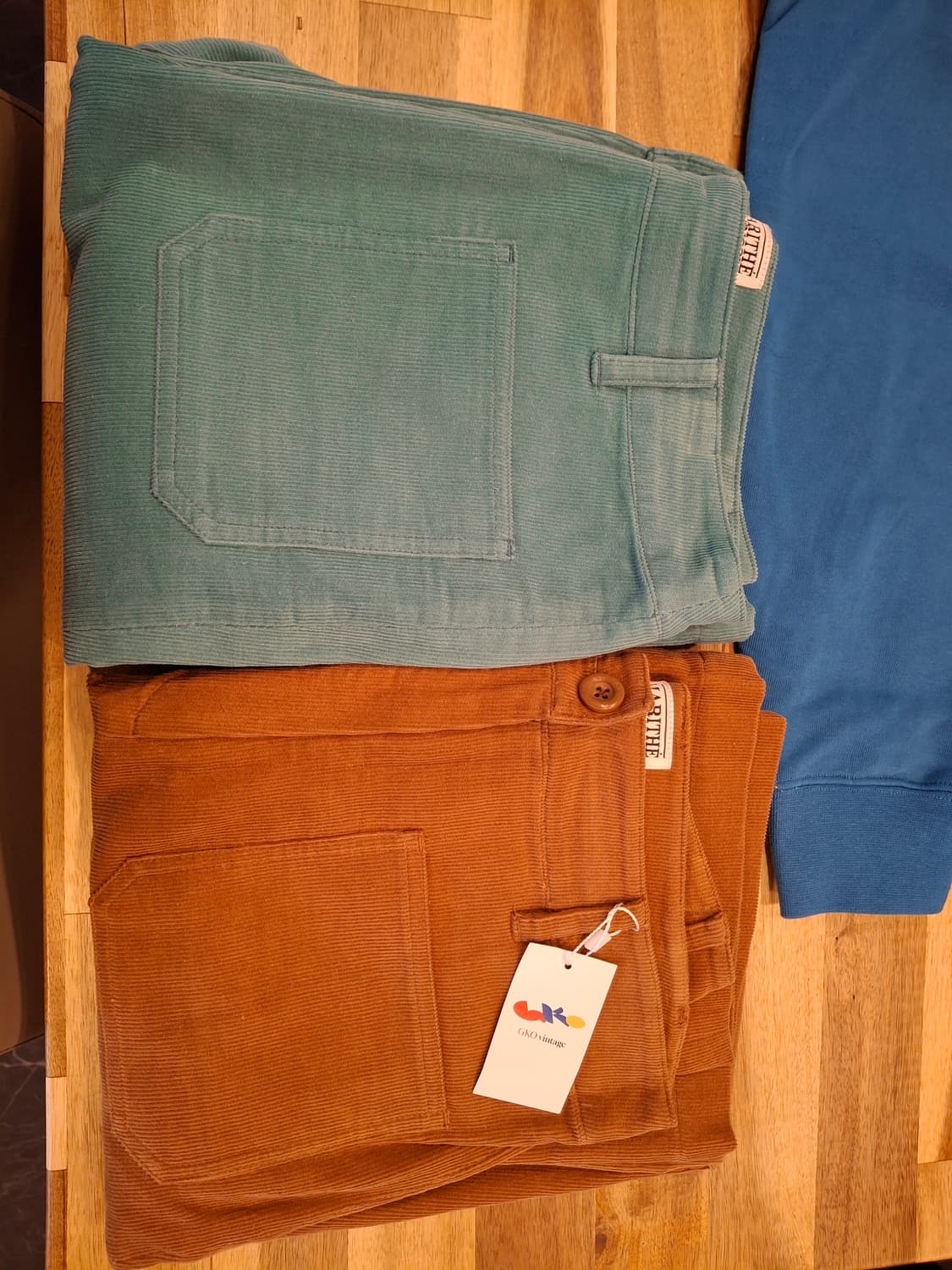 (마지막특가) 마리떼 코듀로이 바지 s 상품이미지4