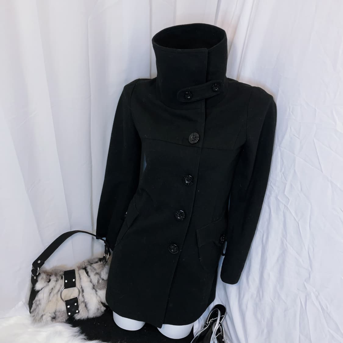 High-neck coat 상품이미지1