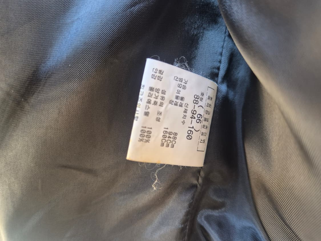 카시바오 양가죽 여성 자켓 블랙 66사이즈 상품이미지5