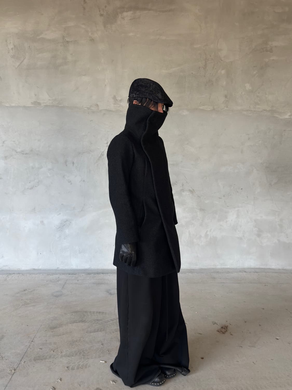 The viridi anne 하이넥 울 코트 상품이미지2