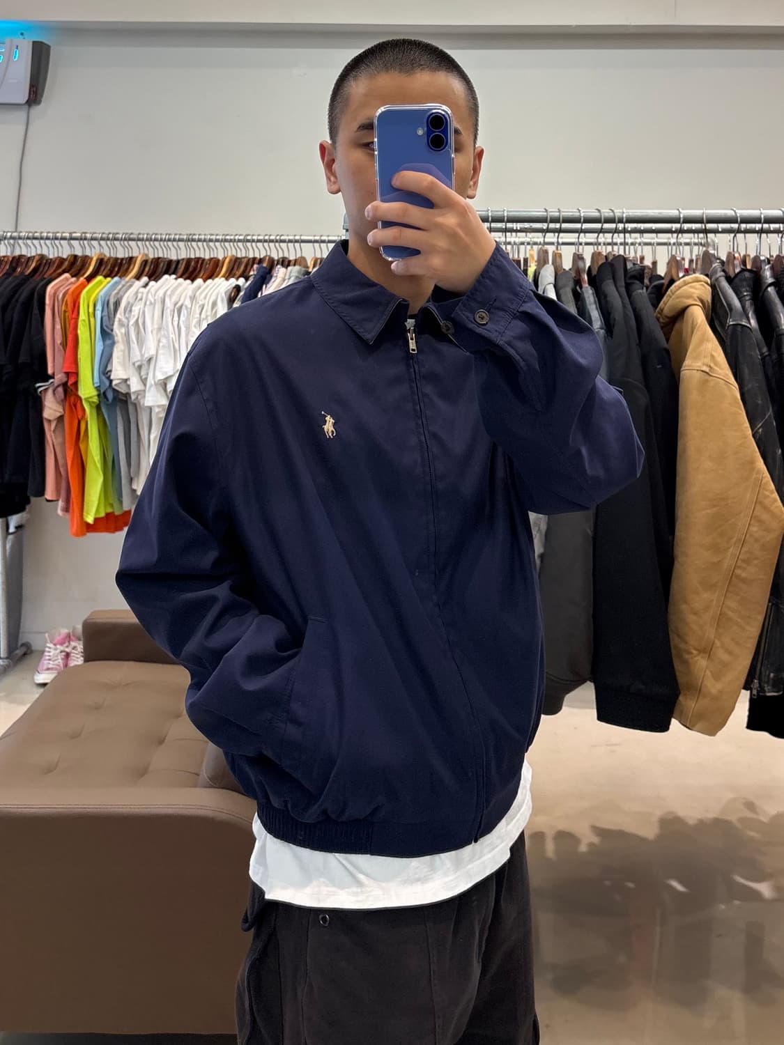 폴로 랄프로렌 폴리쉘 스윙탑 네이비 상품이미지5
