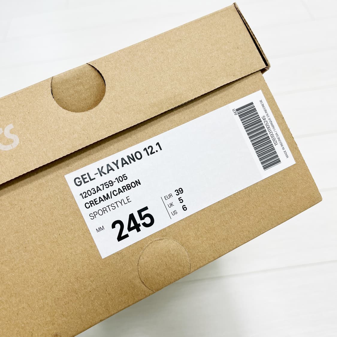 [~0414까지] 아식스 젤 카야노 12.1 크림 카본 245 상품이미지4