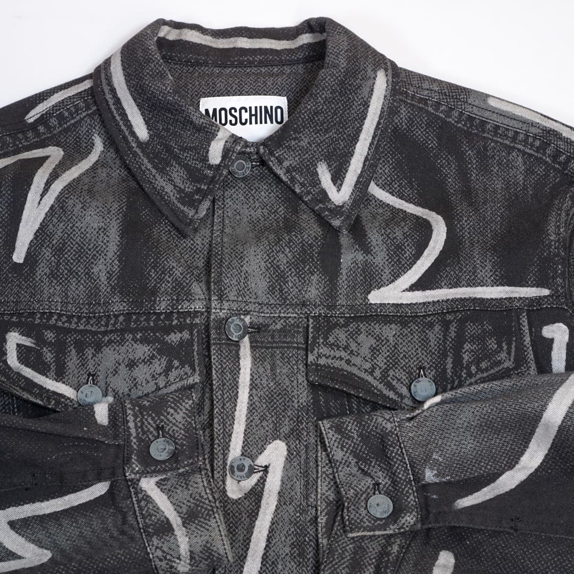 모스키노 23SS 런웨이 컬렉션 데님자켓 상품이미지7