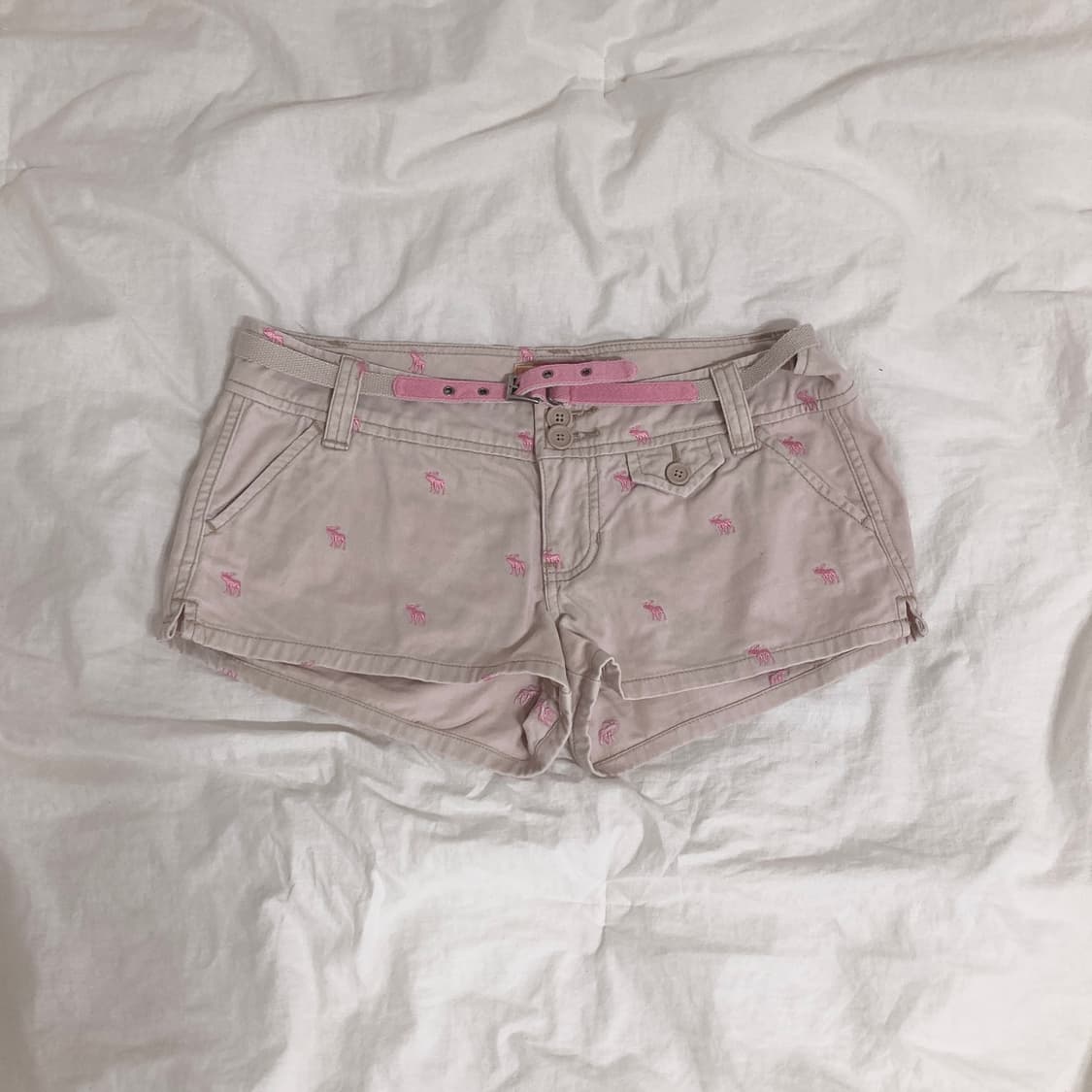 아베크롬비 핑크 패턴 숏팬츠  상품이미지1