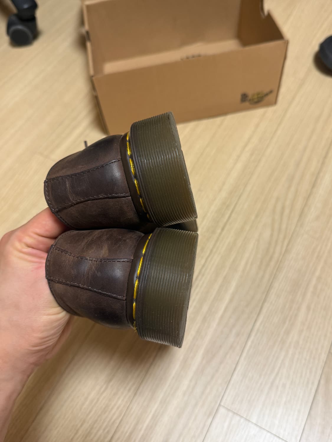 uk6,250) 129,000 닥터마틴 1461 크레이지 홀스 브라운 상품이미지7