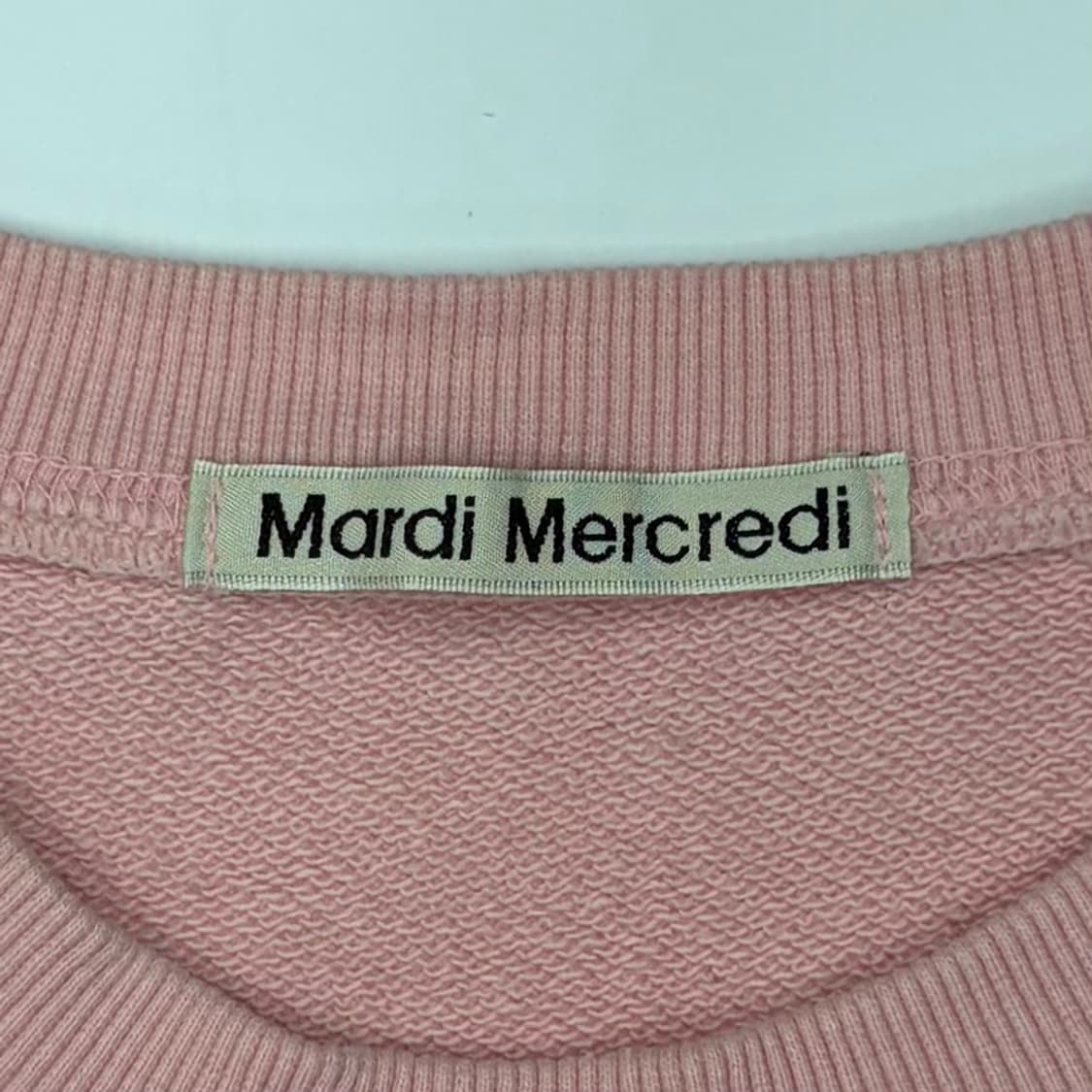 Mardi Mercredi 마르디 메크르디 핑크 맨투맨  상품이미지5