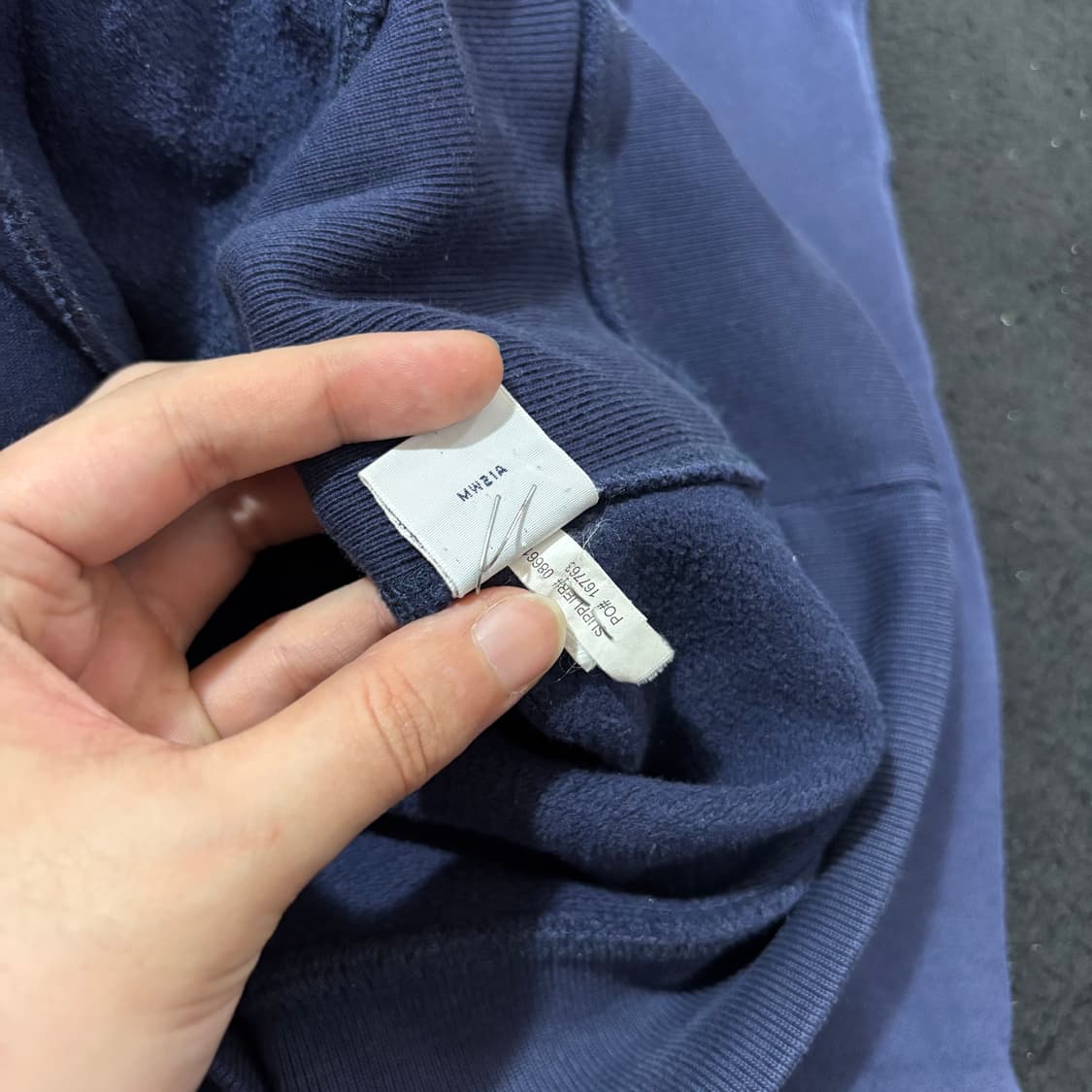 S 95 폴로 랄프로렌 네이비 반집업 하프집업 맨투맨 상품이미지6