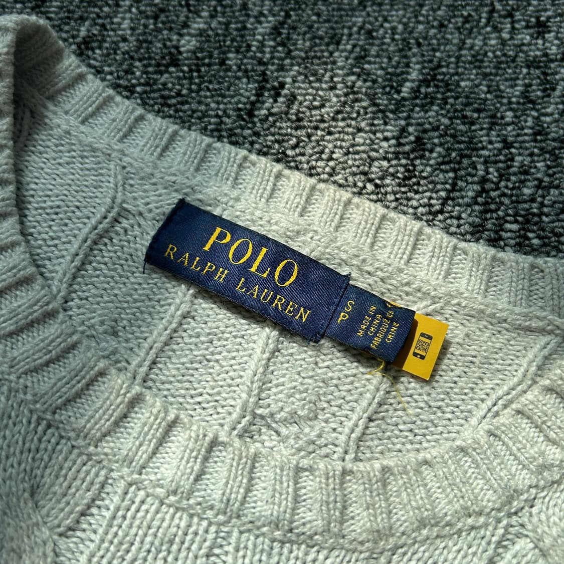 폴로 랄프로렌 그레이 케이블 니트 상품이미지9