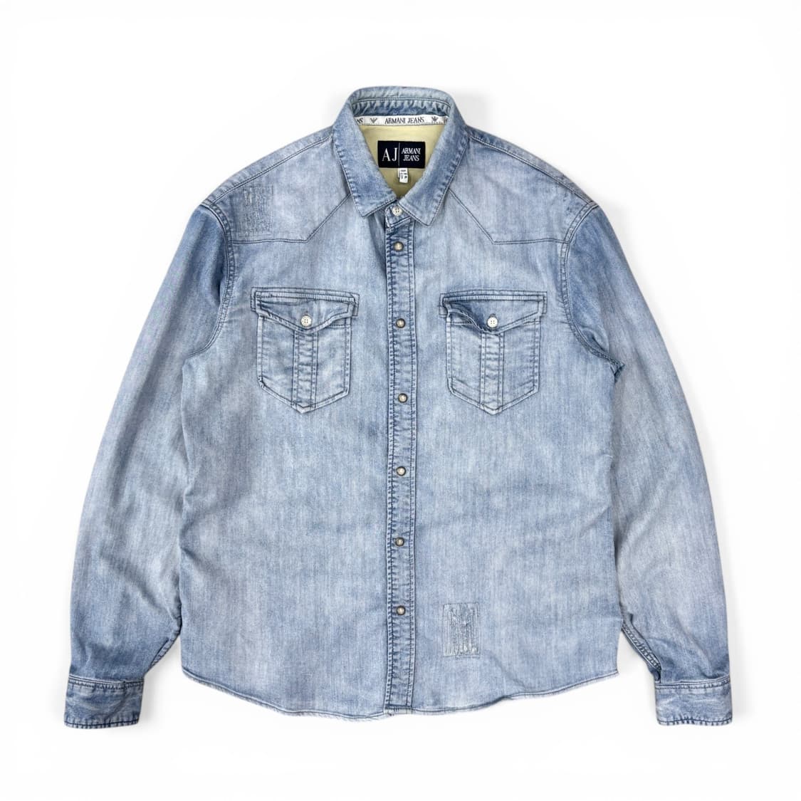 00's 아르마니 진스 데님 셔츠 상품이미지1