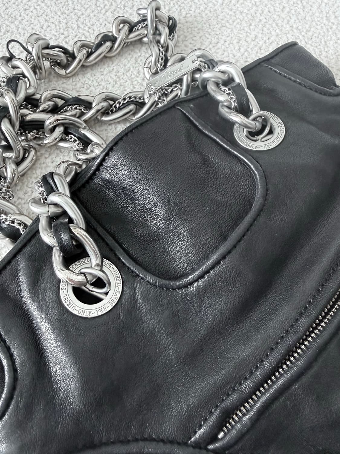 디젤 빈티지 체인 숄더백 y2k 상품이미지3