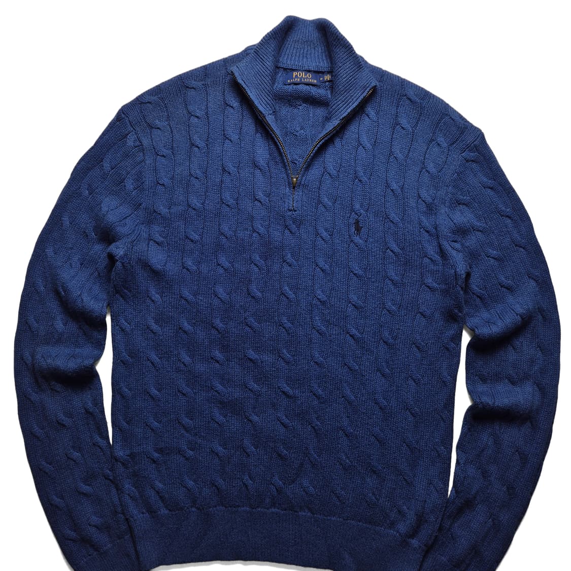 [M] 폴로 랄프로렌 케이블 하프집업니트 상품이미지1