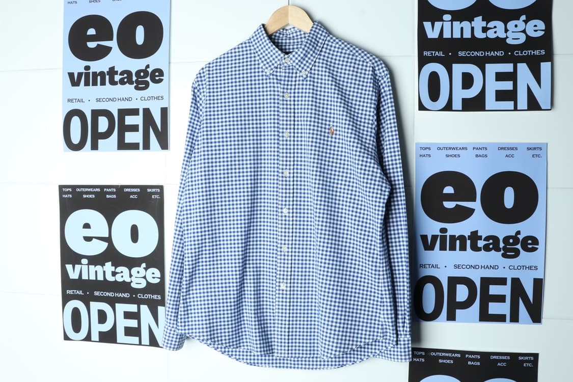 (L-XL) 폴로 랄프로렌 셔츠 남방 USA 체크 옥스포드-H31293 상품이미지2