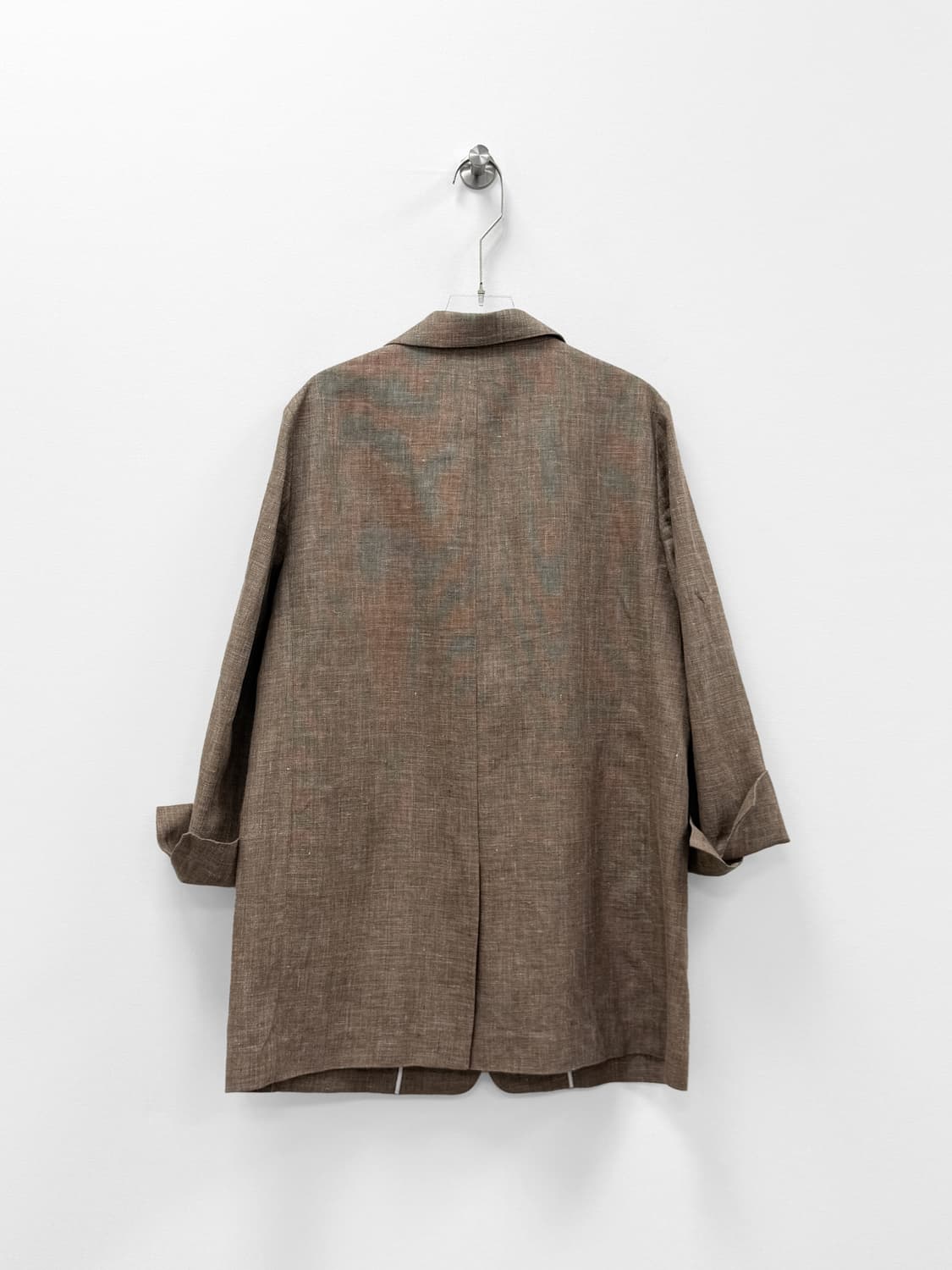 르베이지 린넨 블렌드 투버튼 자켓 상품이미지2