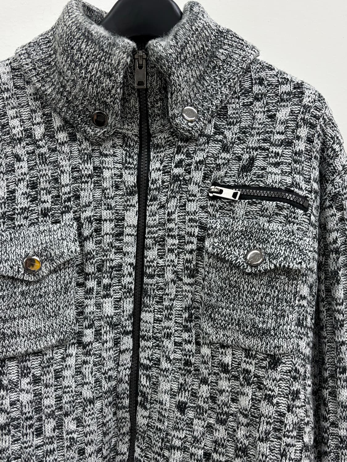 빈티지 락시크 니트집업 상품이미지5