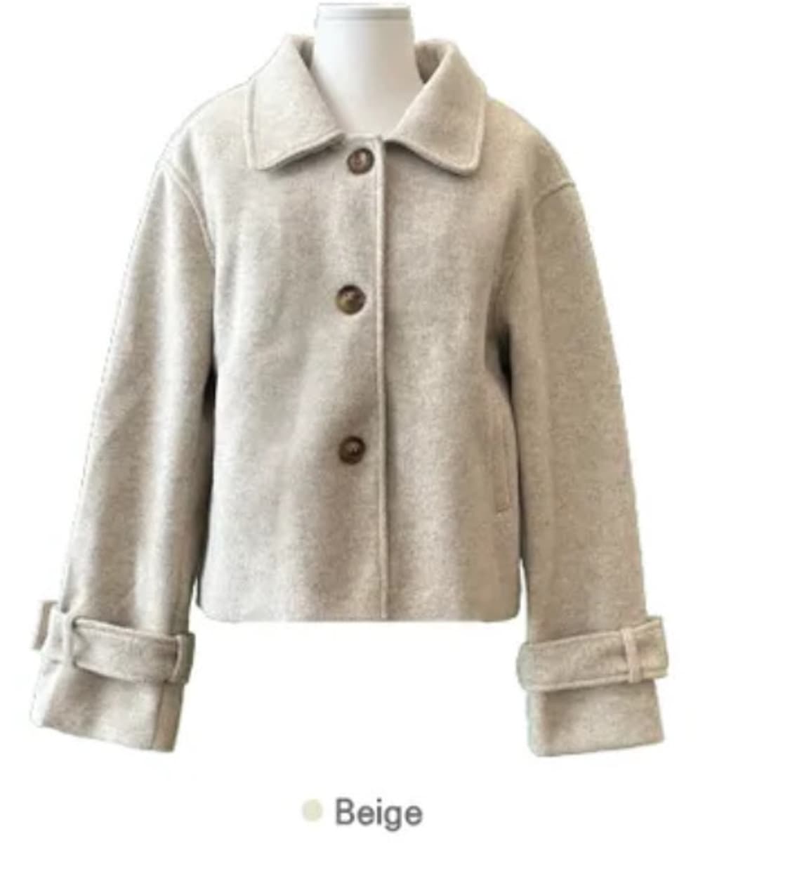 모직 코트[베이지/free] 상품이미지1