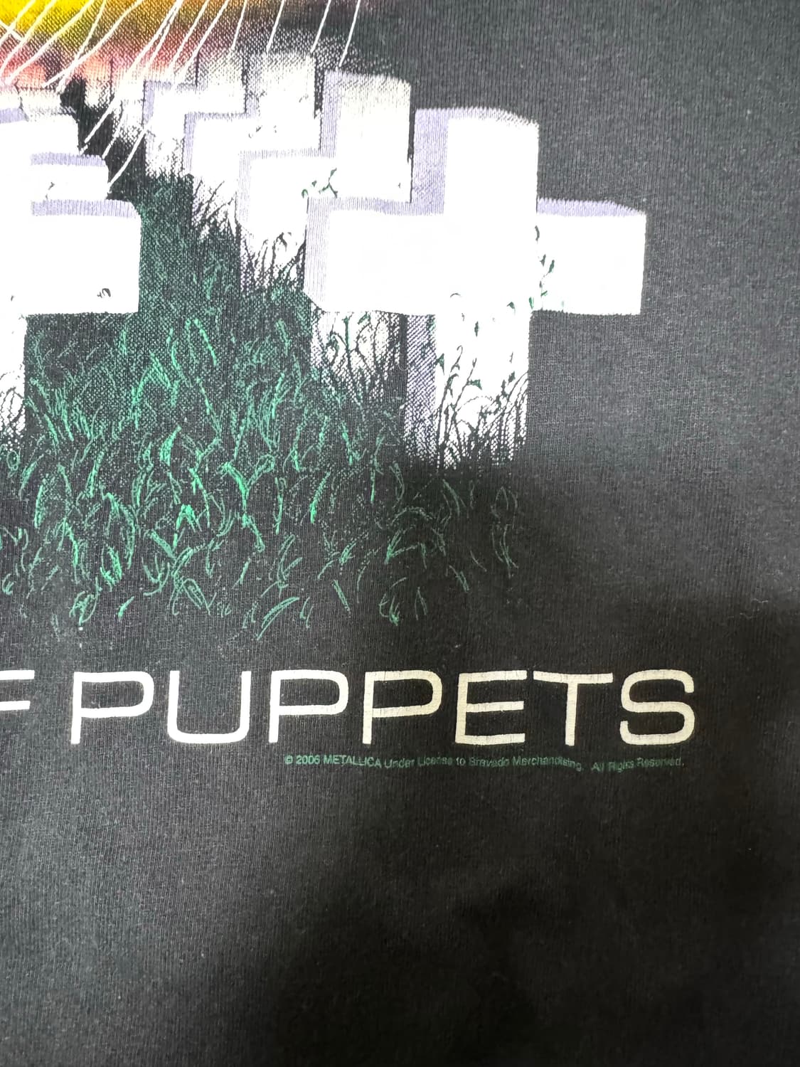 메탈리카 metallica 2006 master of puppets티셔츠 상품이미지3