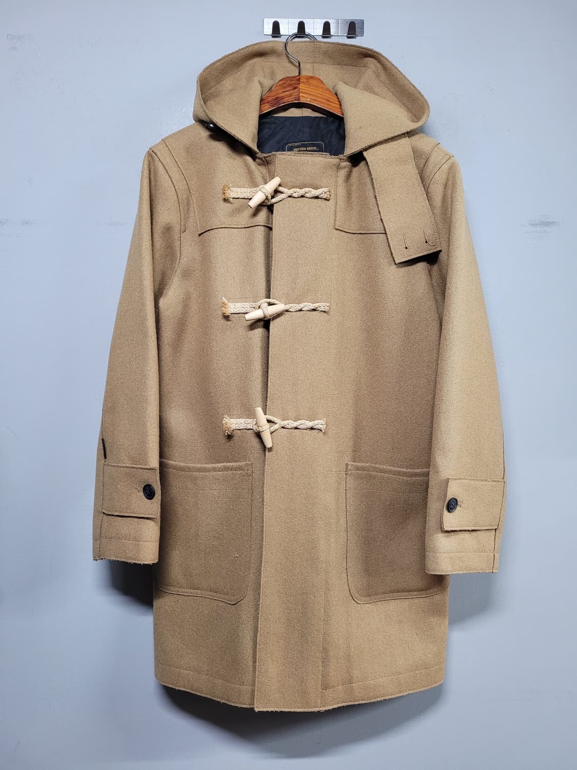 유니폼 브릿지 울 더플 코트 상품이미지1