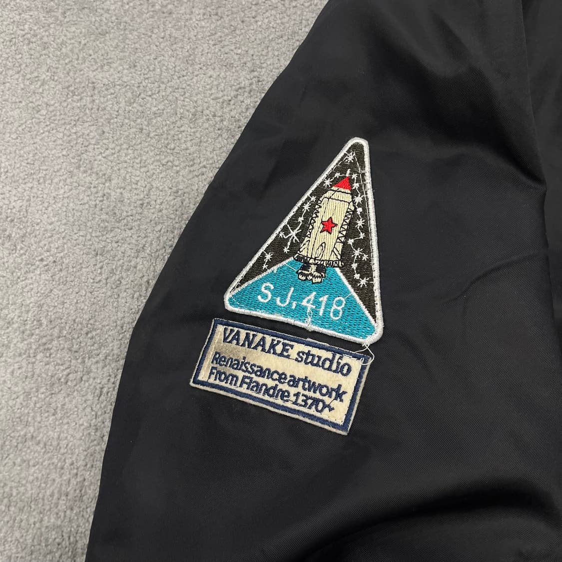 XL ASST 빈티지 US아미 패치 항공점퍼 상품이미지5