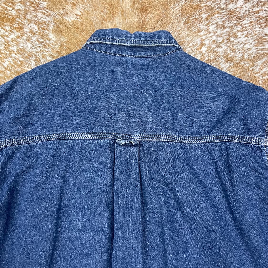 90's Columbia denim shirt 상품이미지8